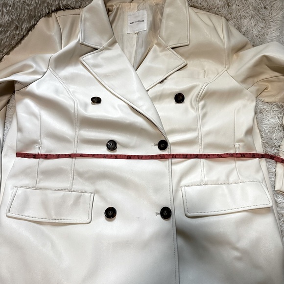 Anthropologie Avec Les Filles faux leather Trench Coat - Picture 13 of 15